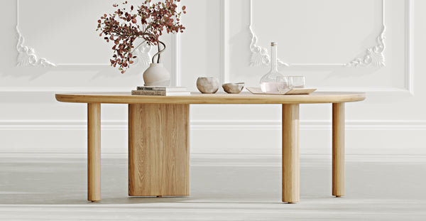 Mandel Masif Meşe Orta Sehpa Medium