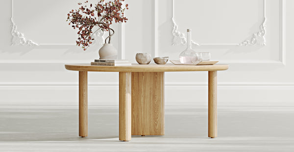 Mandel Masif Meşe Orta Sehpa Small