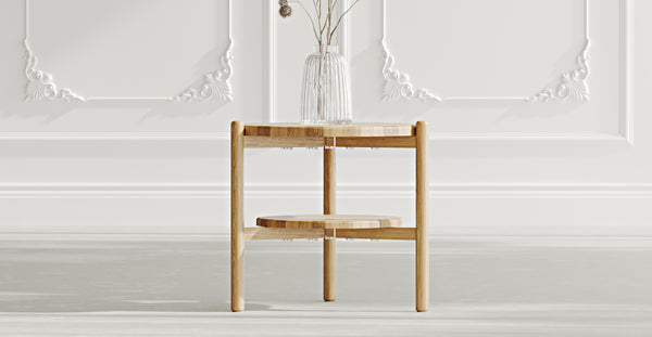 Norac Masif Meşe Yan Sehpa