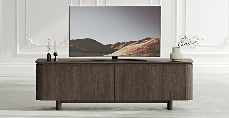 Lyno Masif Meşe TV Ünitesi - 182x57 cm