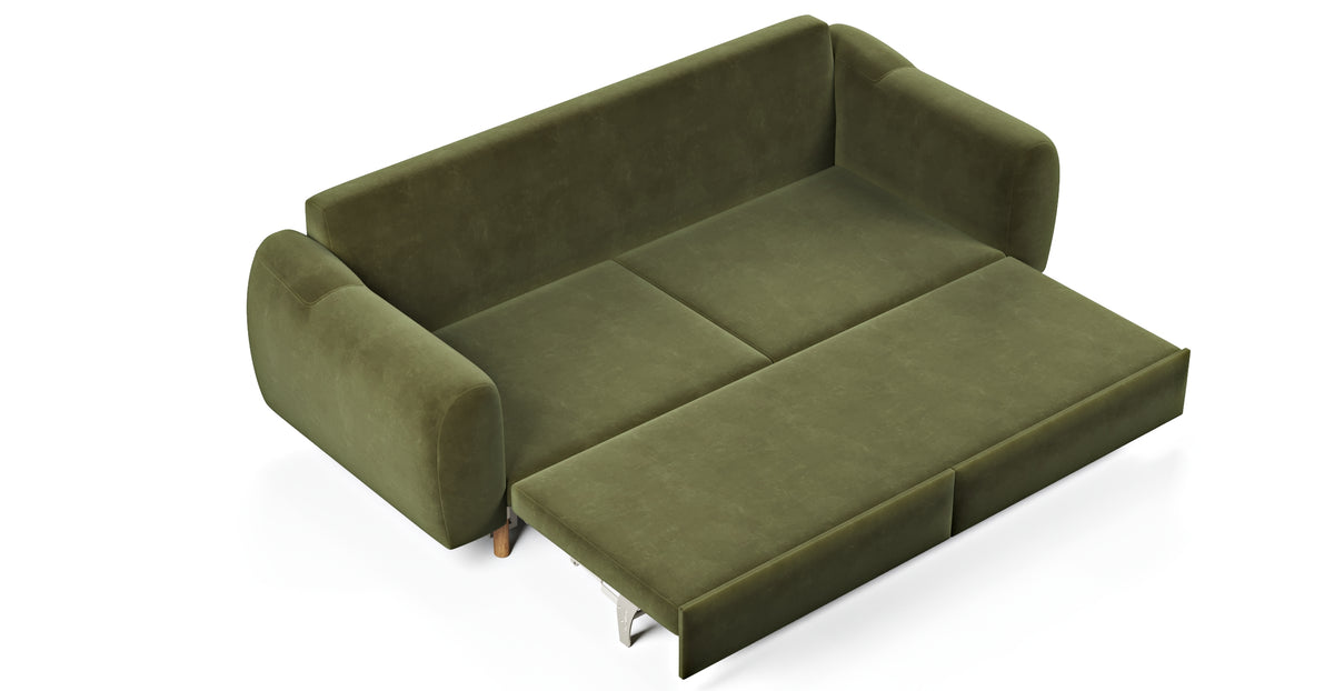 Nyra Yataklı Üçlü ve Klem Tekli Koltuk Takımı - Kadife & Bukle