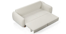 Nyra Yataklı Üçlü ve Klem Slim Tekli Koltuk Takımı - Doğal Doku & Kadife