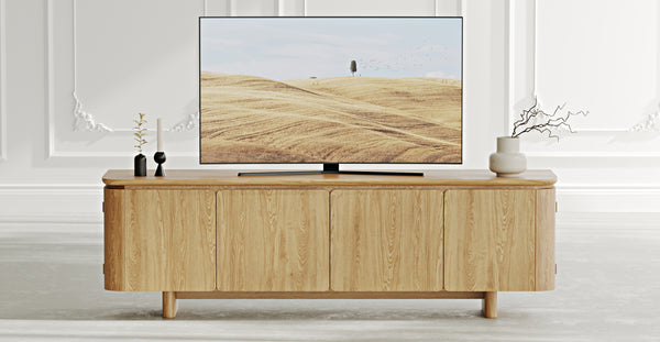Lyno Masif Meşe TV Ünitesi - 182x57 cm