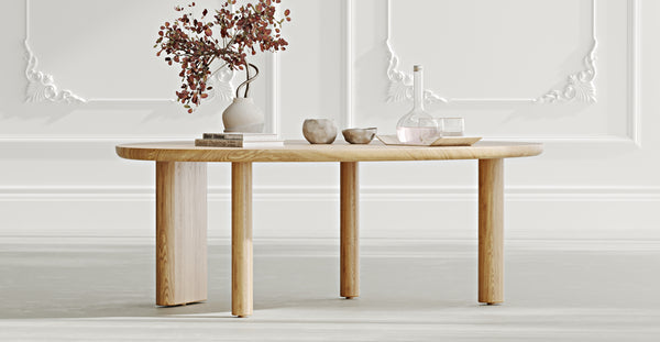 Mandel Masif Meşe Orta Sehpa Large