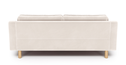 Klem Vanilya Üçlü ve Sisli Yeşil İkili Koltuk Takımı - Kadife & Fitilli Kadife