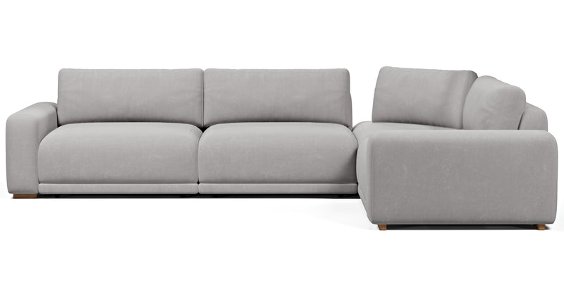 Carle 339 x 234 Köşe Çift Kollu - Kadife