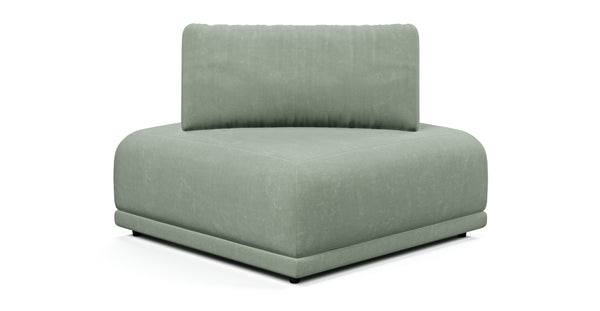 Carle Köşe Modülü ve Puf - Kadife