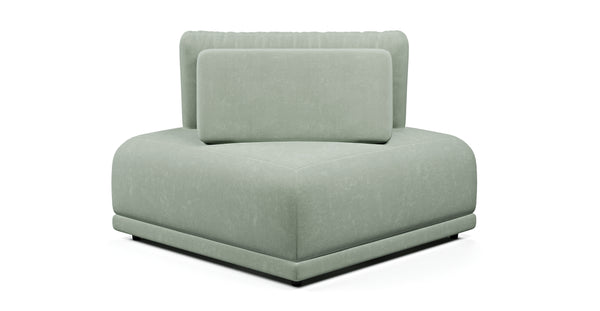 Carle Köşe Modülü ve Puf - Kadife