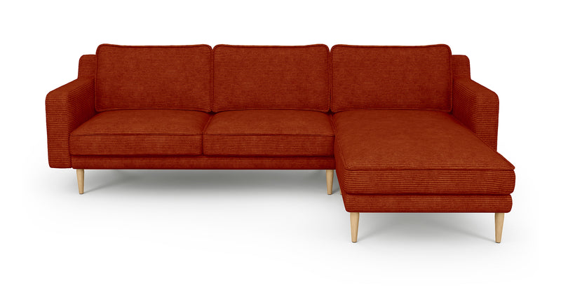 Klem Slim 266 x 171 Köşe Ahşap Ayak - Fitilli Kadife