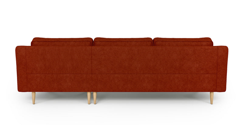 Klem Slim 266 x 171 Köşe Ahşap Ayak - Fitilli Kadife