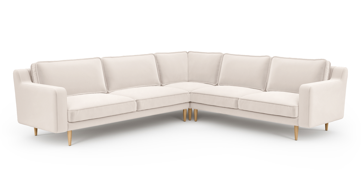 Klem Slim Köşe Koltuk ve Levy Berjer Koltuk Takımı - Kadife & Fitilli Kadife