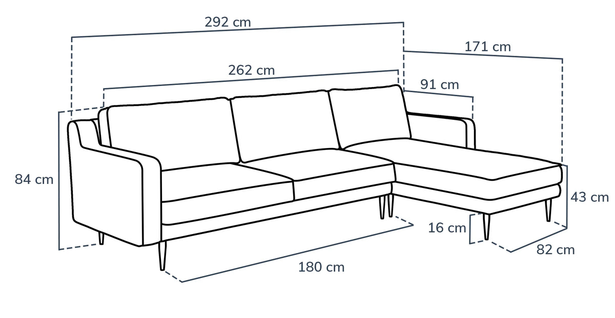 Klem Slim Kum 292 x 171 Köşe ve Modsy Bej Berjer Koltuk Takımı - Performans Kadife
