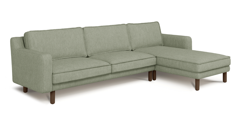 Klem Slim 292 x 171 Köşe Silindir Ahşap Ayak - Performans Keten