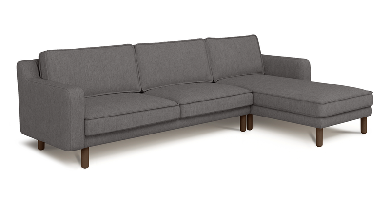 Klem Slim 292 x 171 Köşe Silindir Ahşap Ayak - Performans Keten