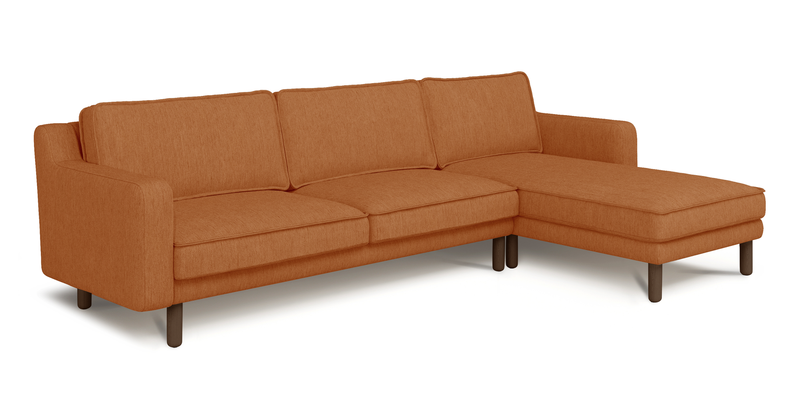 Klem Slim 292 x 171 Köşe Silindir Ahşap Ayak - Performans Keten