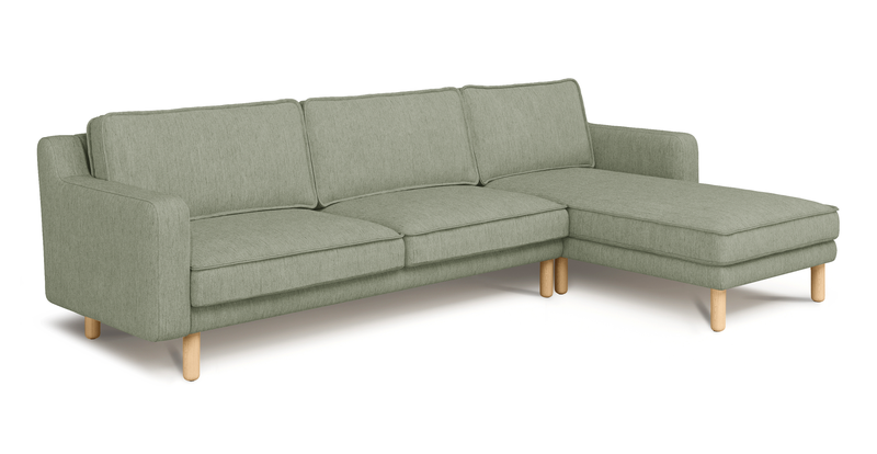 Klem Slim 292 x 171 Köşe Silindir Ahşap Ayak - Performans Keten