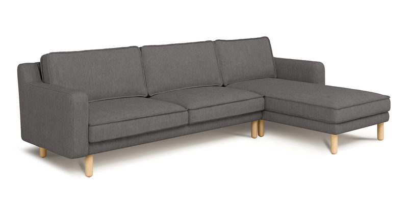 Klem Slim 292 x 171 Köşe Silindir Ahşap Ayak - Performans Keten