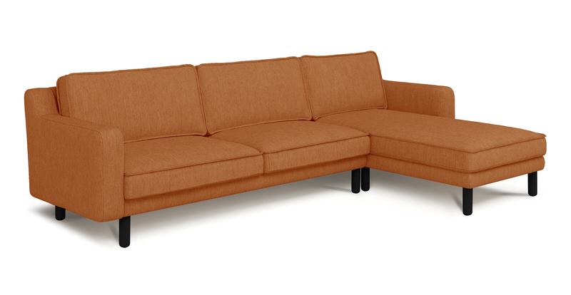 Klem Slim 292 x 171 Köşe Silindir Ahşap Ayak - Performans Keten