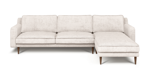 Klem Slim 292 x 171 Köşe Ahşap Ayak - Fitilli Kadife