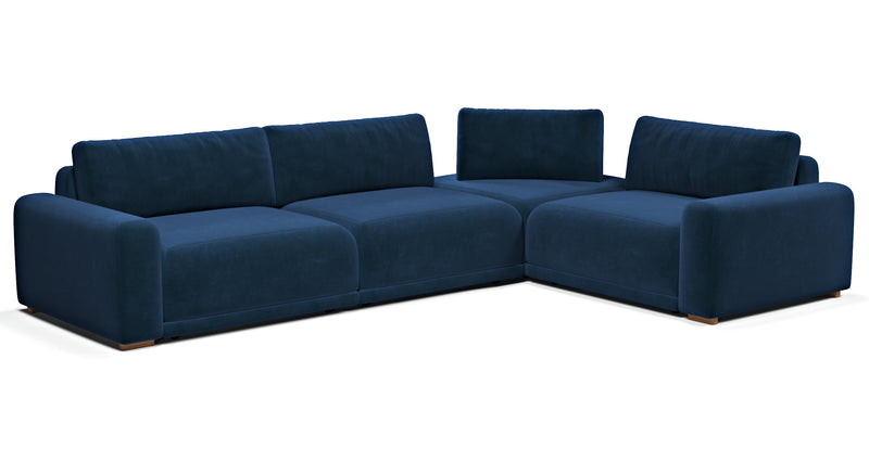 Carle 339 x 234 Köşe Çift Kollu - Kadife