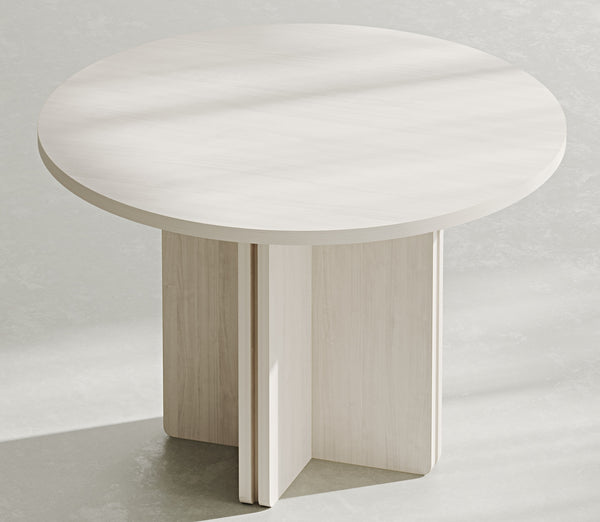 Olyn Yuvarlak Sabit Yemek Masası Takımı (4 Roa Sandalye) - Kadife