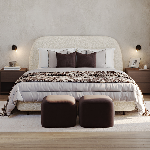 Klem Çift Kişilik Bazalı Karyola 180x200 - Doğal Bukle