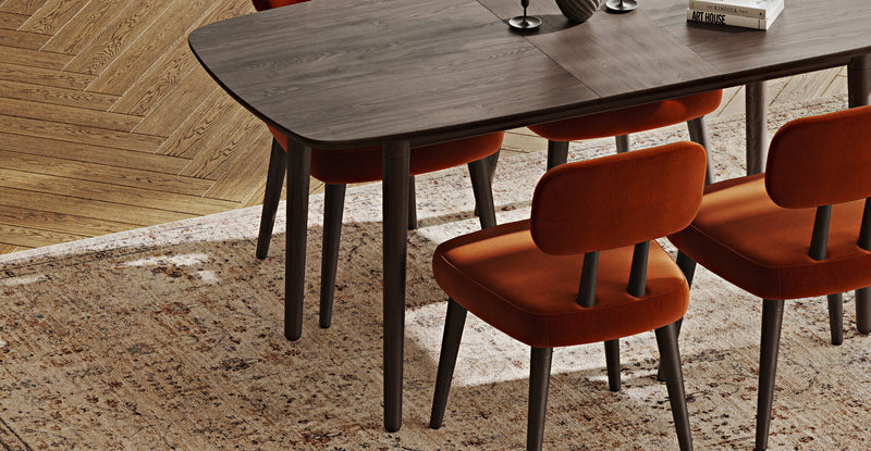 Lyno 77x140 Cm Açılır Yemek Masası Takımı (4 Roa Sandalye) - Performans Keten