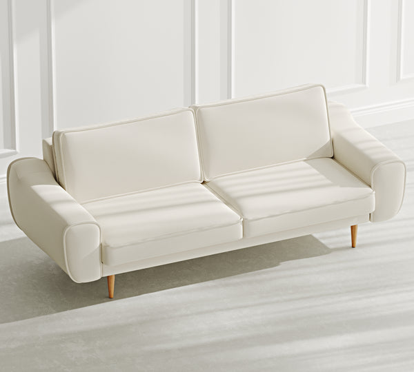 Klem Üçlü Koltuk Ahşap Ayak - Performans Kadife