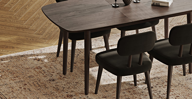 Lyno 77x140 Cm Açılır Yemek Masası Takımı (4 Roa Sandalye) - Performans Keten