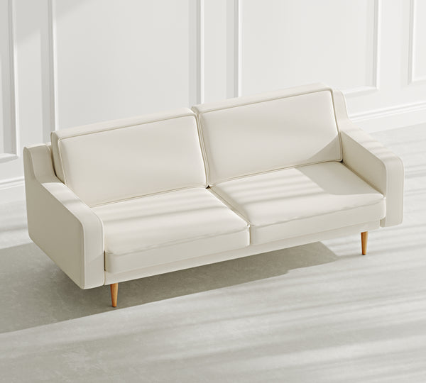 Klem Slim Üçlü Koltuk Ahşap Ayak - Performans Kadife