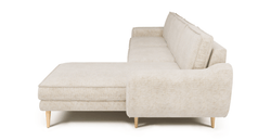 Klem Fildişi Köşe ve Berjer Koltuk Takımı - Doğal Doku