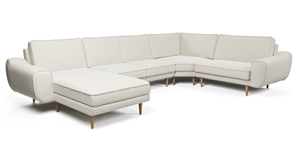 Klem 376 x 240 Geniş Köşe Ahşap Ayak - Doğal Doku