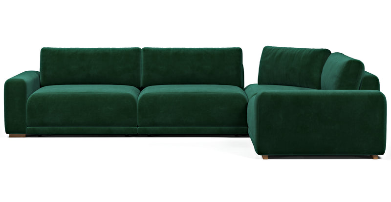 Carle 339 x 234 Köşe Çift Kollu - Kadife