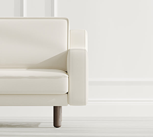 Klem Slim Tekli Koltuk Silindir Ahşap Ayak - Performans Kadife