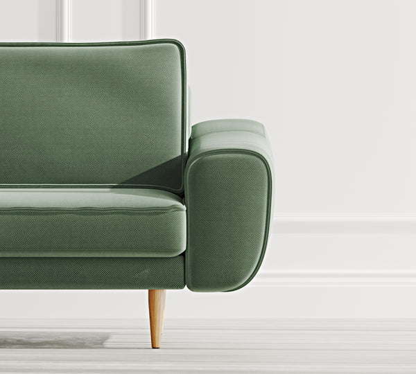 Klem Tekli Koltuk Ahşap Ayak - Performans Kadife