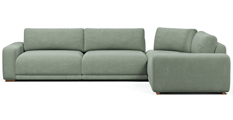 Carle 339 x 234 Köşe Çift Kollu - Kadife