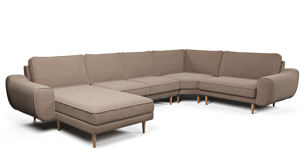 Klem 376 x 240 Geniş Köşe Ahşap Ayak - Fitilli Kadife