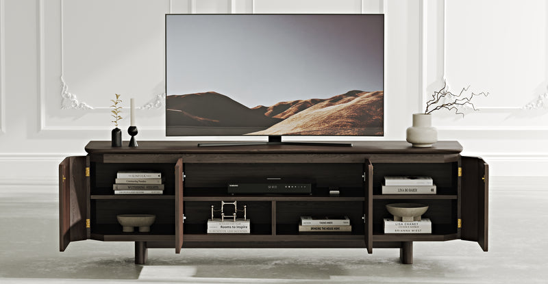 Lyno Masif Meşe TV Ünitesi - 182x57 cm