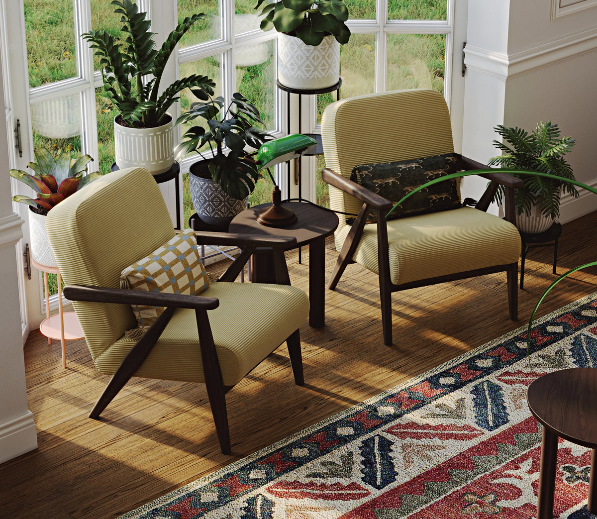 Nyra Butter ve Klem Espresso Yataklı Koltuk Takımı - Kadife