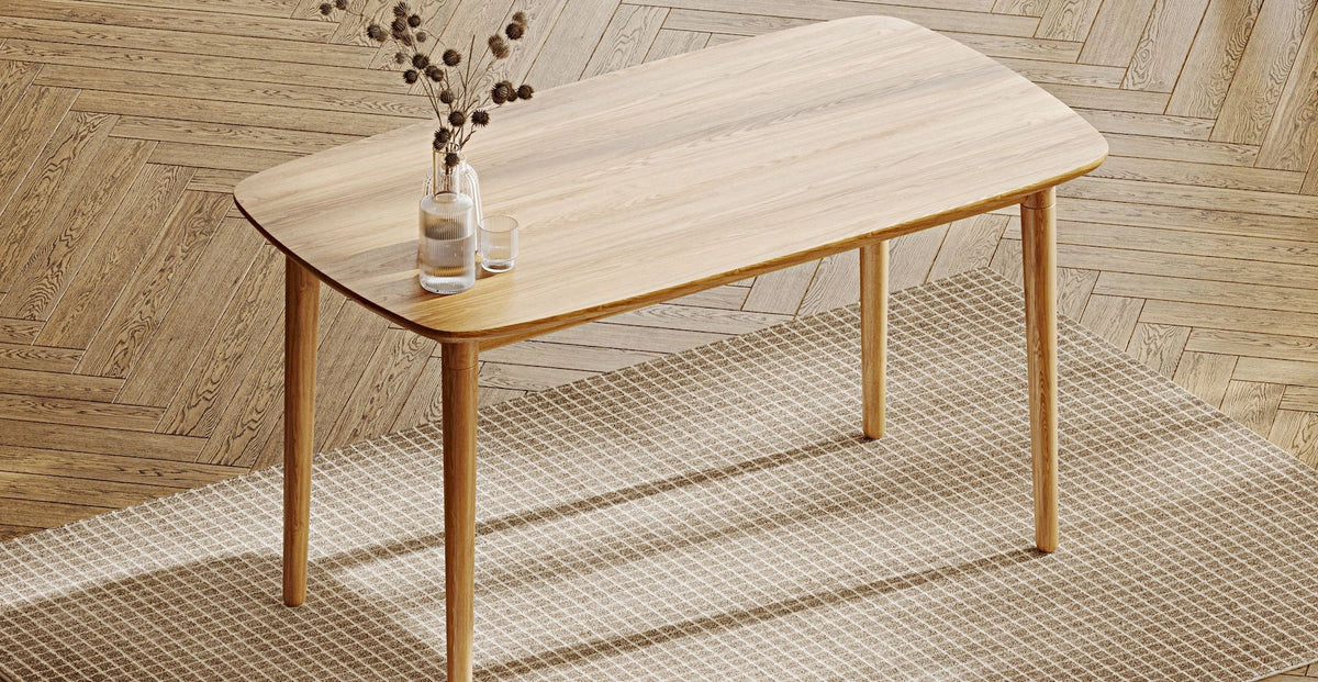 Lyno Doğal Ahşap Sabit Masa 77x140 Cm Lyno Doğal Ahşap Sabit Masa 77x140 Cm