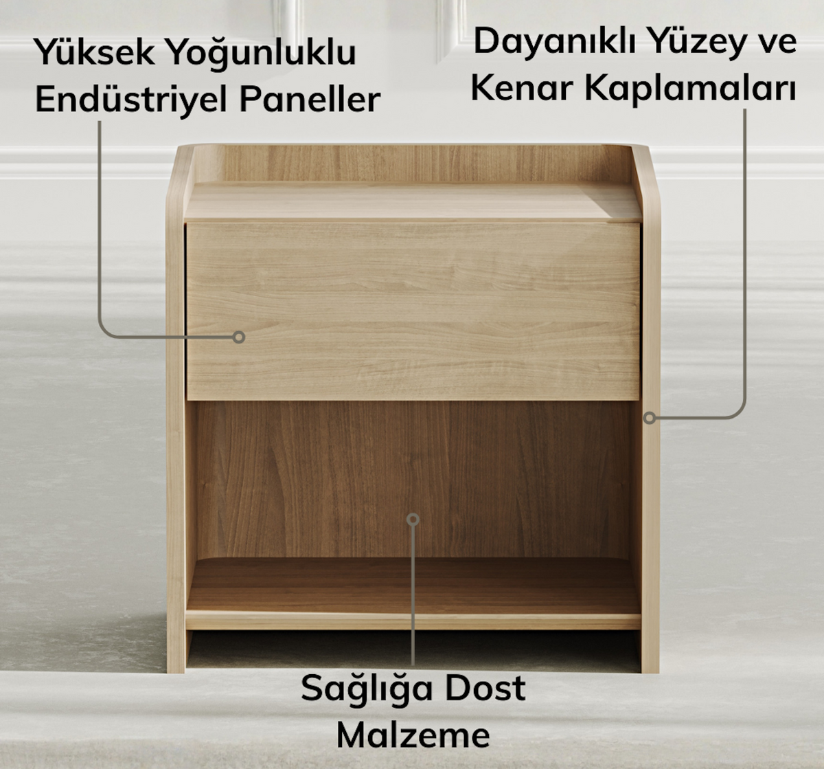 Nordik Meşe Görünümlü - 3