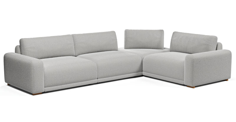 Carle 339 x 234 Köşe Çift Kollu - Doğal Doku