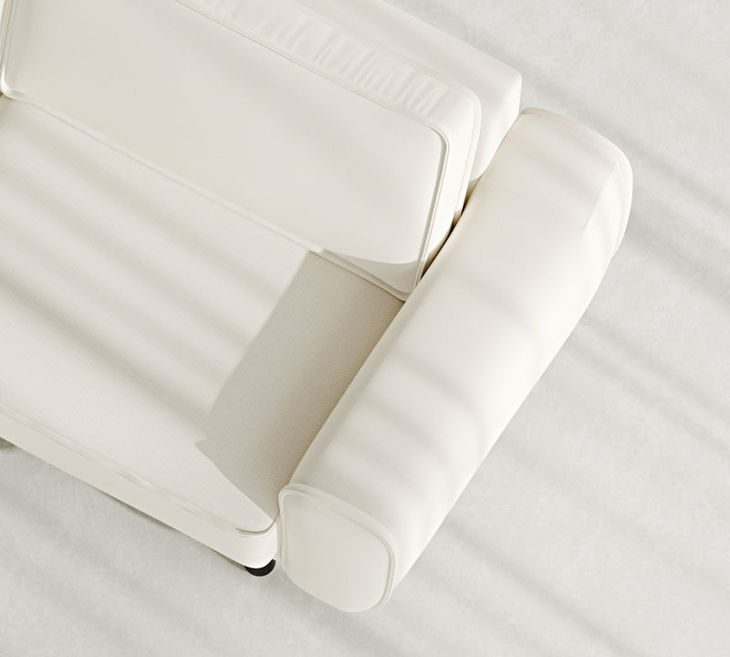 Klem Loveseat Silindir Ahşap Ayak - Performans Kadife