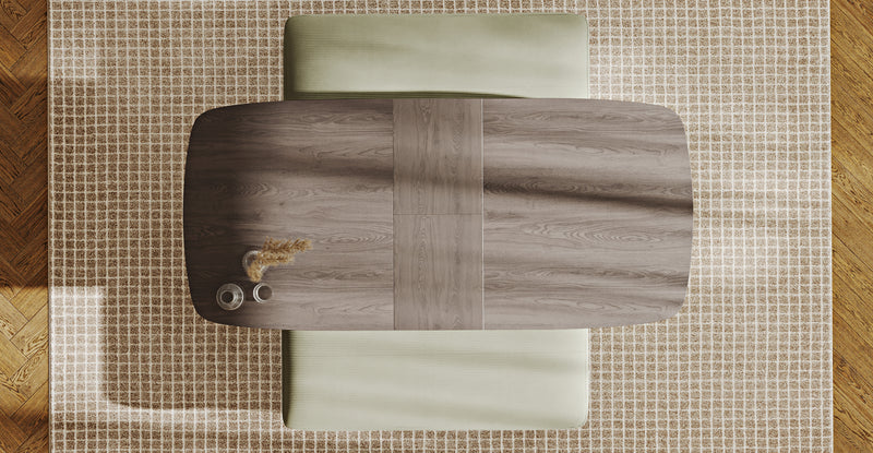 Lyno 77x140 Cm Açılır Yemek Masası Takımı (2 Roa Bench) - Fitilli Kadife