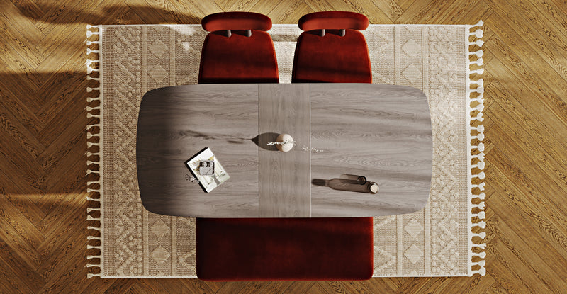 Lyno 77x140 Cm Açılır Yemek Masası Takımı (Roa Bench & 2 Roa Sandalye) - Kadife