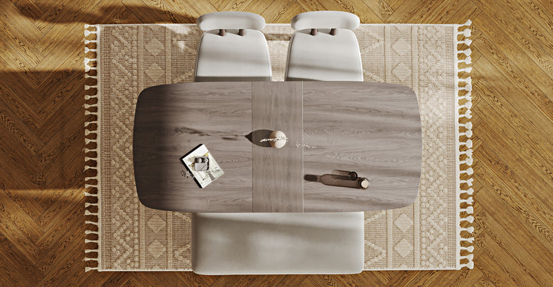 Lyno 77x140 Cm Açılır Yemek Masası Takımı (Roa Bench & 2 Roa Sandalye) - Performans Keten