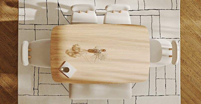 Lyno 97x160 Cm Sabit Yemek Masası Takımı (Bench&4Lü Roa) - Performans Kadife