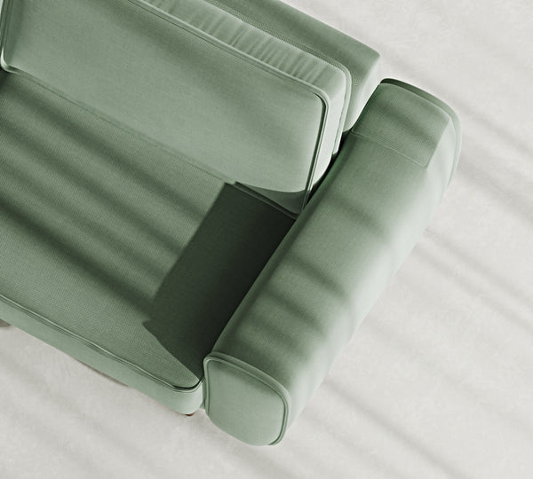 Klem Tekli Koltuk Ahşap Ayak - Performans Kadife