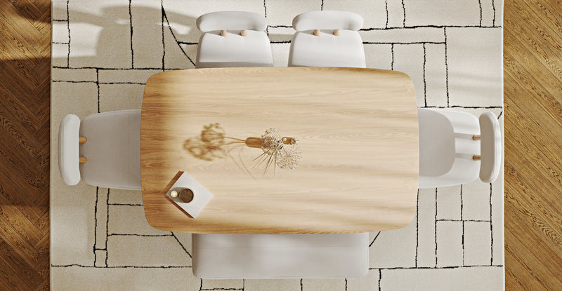 Lyno 97x160 Cm Sabit Yemek Masası Takımı (Bench&4Lü Roa) - Fitilli Kadife