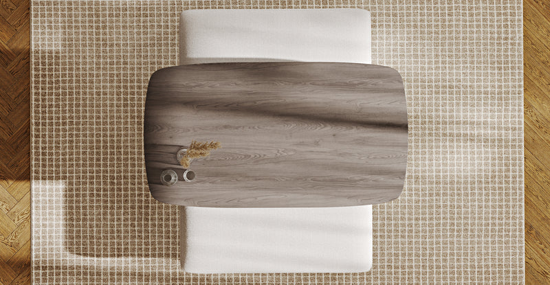 Lyno 77x140 Cm Sabit Yemek Masası Takımı (2 Roa Bench) - Keten